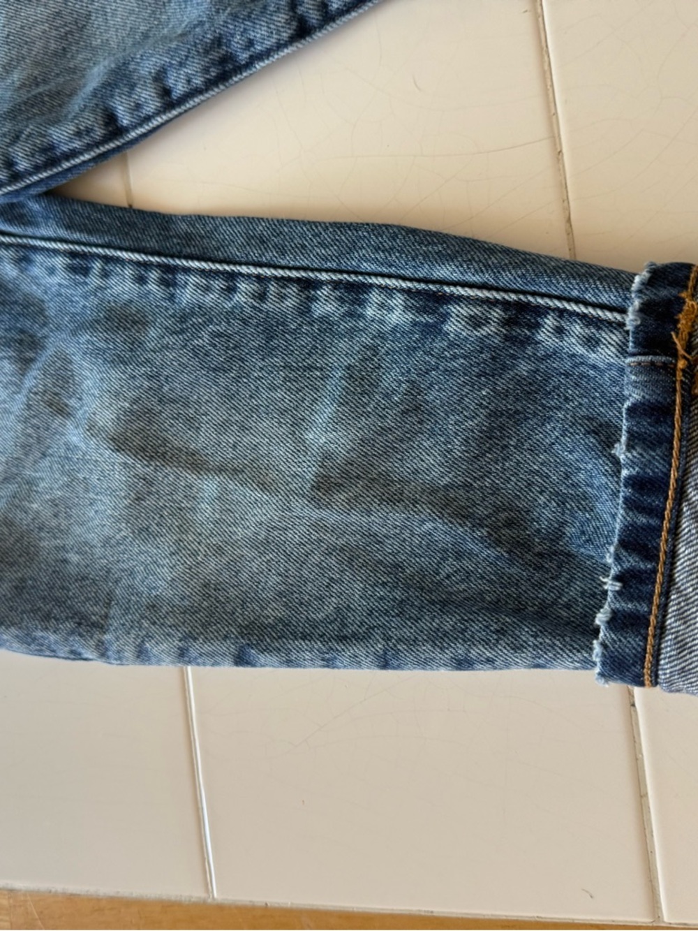 J. Crew Girls Sz 4 High Waist Mom Jeans Adjustable Waist 100% Cotton Crew Cuts - Picture 6 of 11